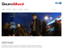 Tablet Screenshot of grupomarol.com